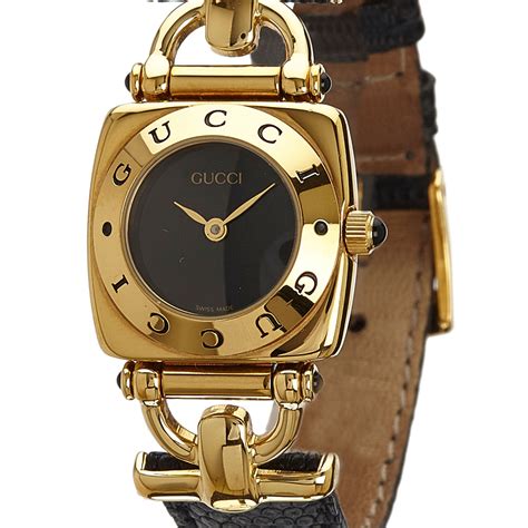 gucci horsebit watch leather|gucci horsebit 1955.